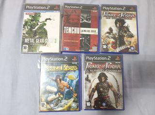 PS2: Pack juegos - Tenchu, MGS3, PoP