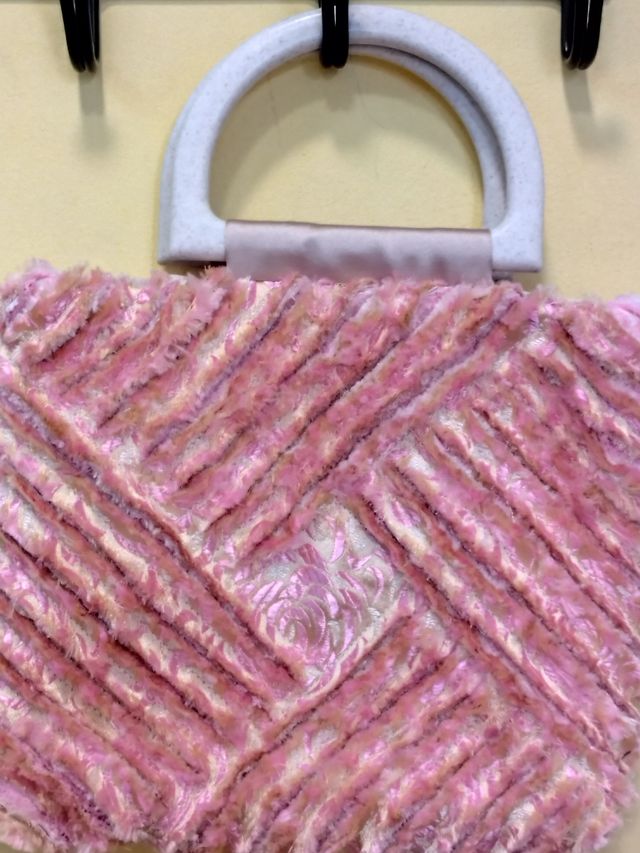 Bolsode fiesta, rosa de patchwork.