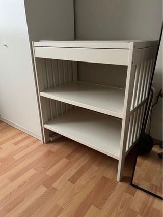 Cambiador Ikea Gulliver con funda y cojín 