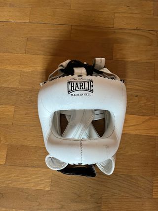 Casco boxeo Charlie blanco