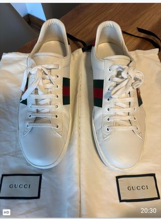 Zapatillas Gucci blancas hombre