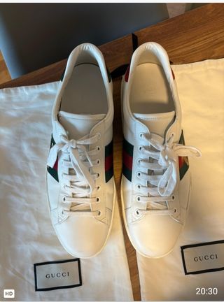 Zapatillas Gucci blancas hombre
