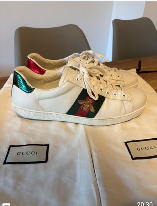 Zapatillas Gucci blancas hombre