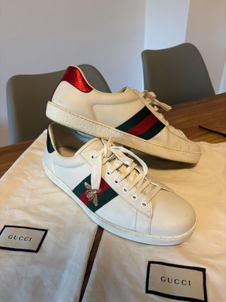 Zapatillas Gucci blancas hombre