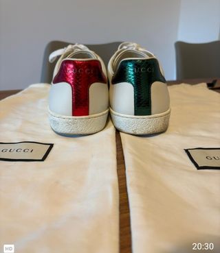 Zapatillas Gucci blancas hombre