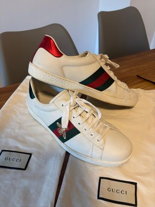 Zapatillas Gucci blancas hombre