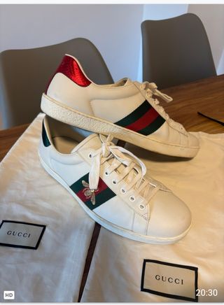 Zapatillas Gucci blancas hombre