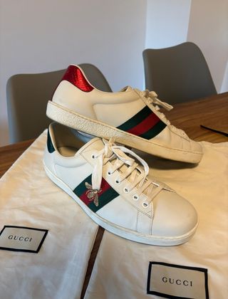 Zapatillas Gucci blancas hombre
