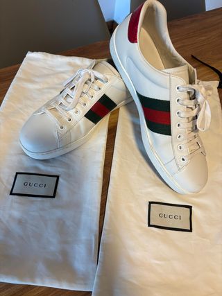 Zapatillas Gucci blancas hombre