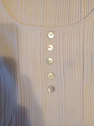 Top beige Zara - Talla S