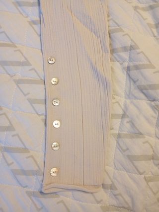 Top beige Zara - Talla S