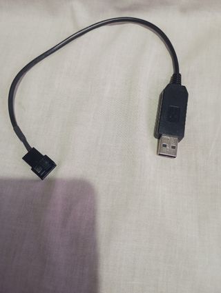 2 Cables adaptador de ventilador para ordenador 