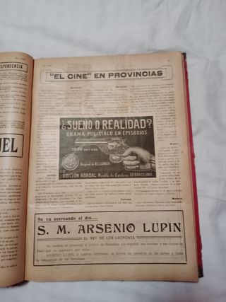 Libro Revista El Cine 1919 