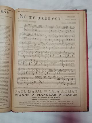 Libro Revista El Cine 1919 