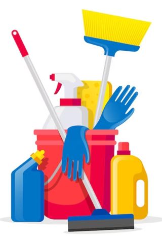 Trabajo de limpieza y cuidado de personas mayores