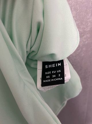 Miniabito Shein verde menta Tg XS