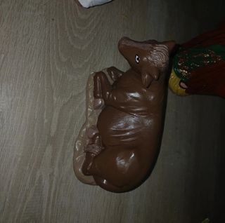 Belén artesanal pintado a mano