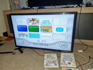 Nintendo Wii blanca - Consola + 2 mandos