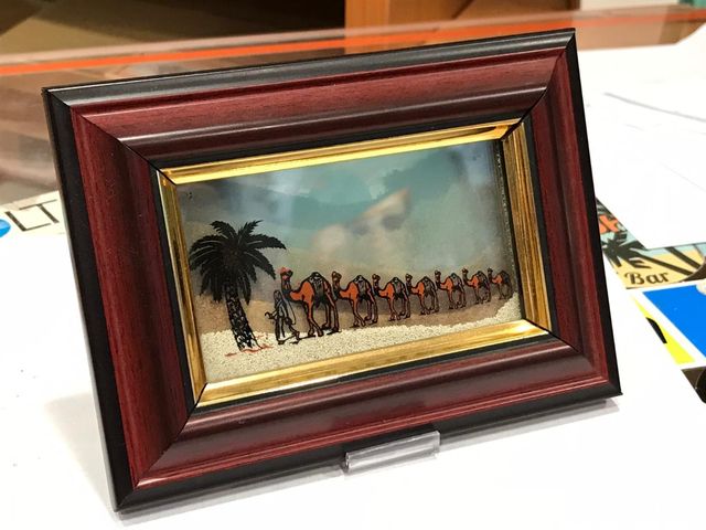 Quadro Sabbia in movimento e Cammelli