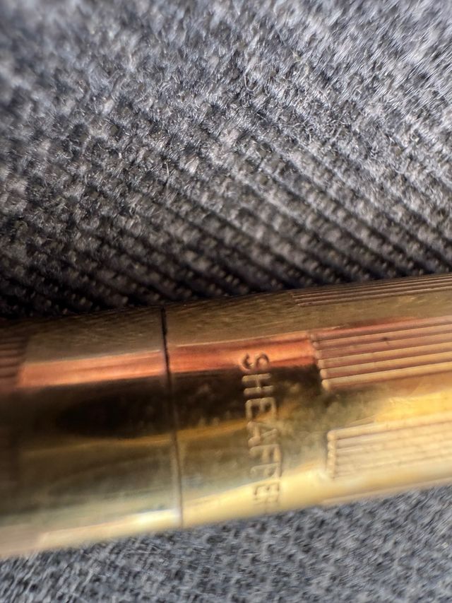 Bolígrafo Sheaffer dorado vintage