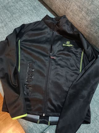 Culotte y chaquetal ciclismo invierno