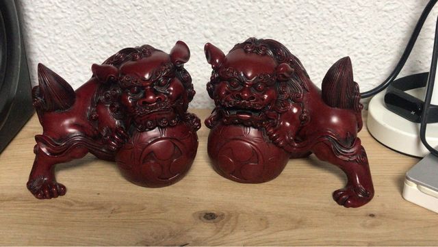 2 guardiani per cani Lion Foo