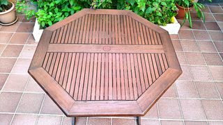 Mesa terraza octogonal plegable DAZZLER 110 cm
