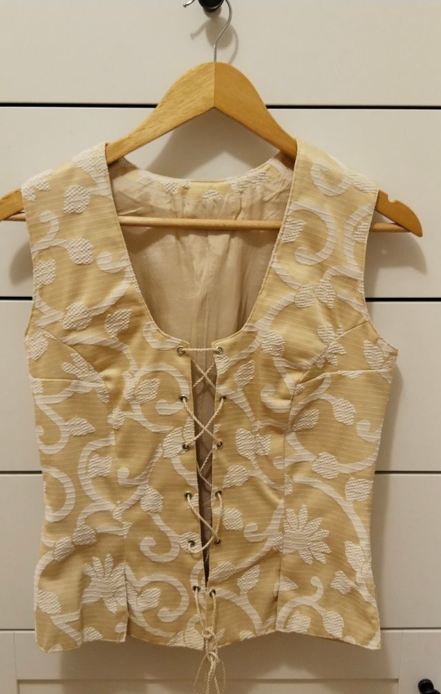 Chaleco beige - Talla S