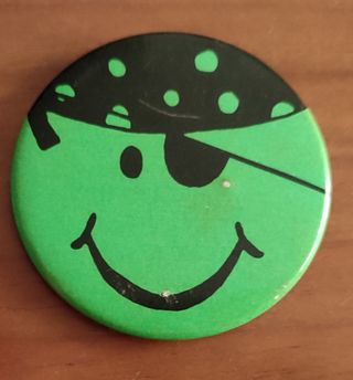 Chapa Acid House pirata vintage