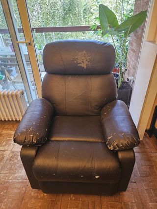 Sillón reclinable Conforama a reformar