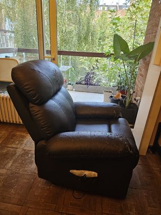 Sillón reclinable Conforama a reformar