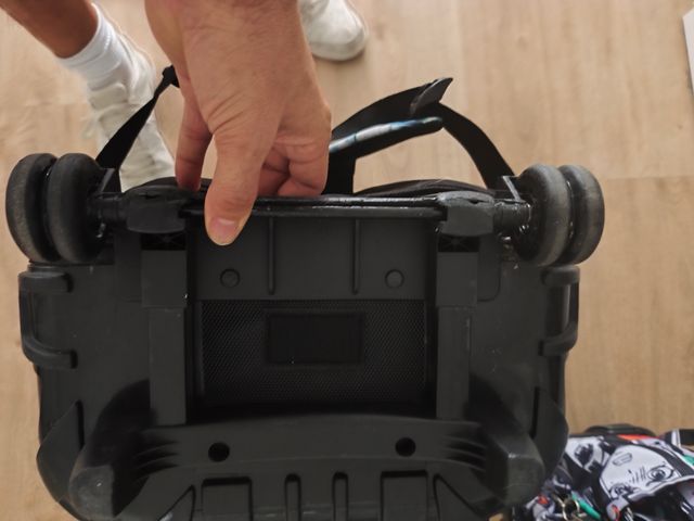 Mochila Totto con ruedas azul