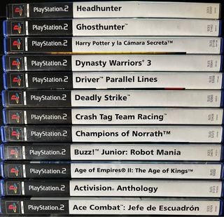 Juegos PS2 10€/unidad