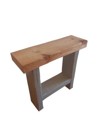 Mesita auxiliar madera reciclada