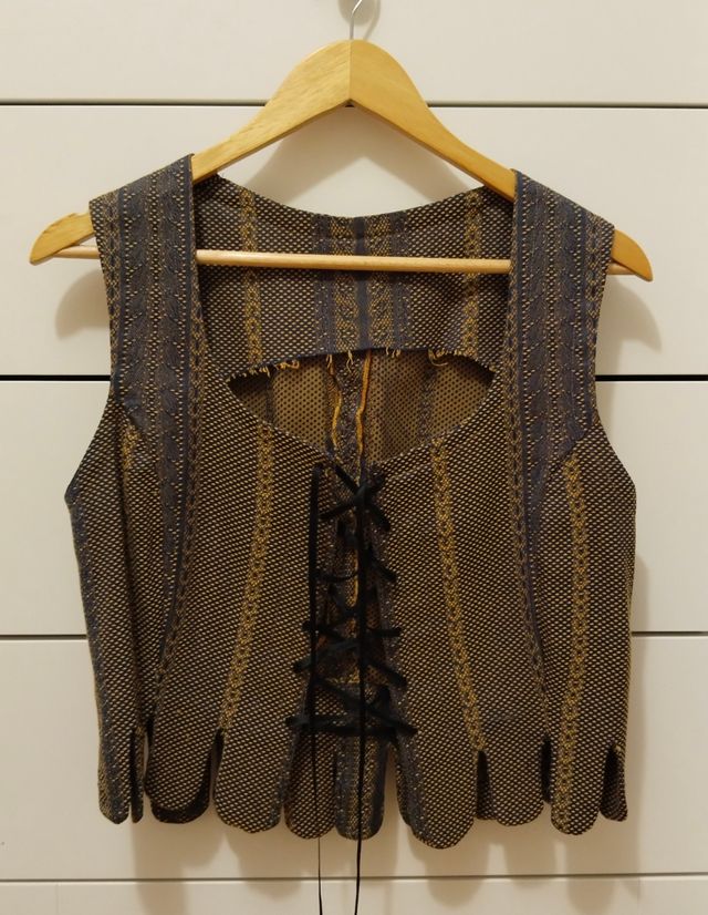 Chaleco tejido serrana