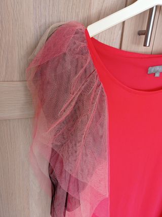 Vestido fucsia fiesta - Talla M
