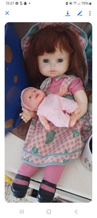 Muñeca Jesmar Mency con bebé