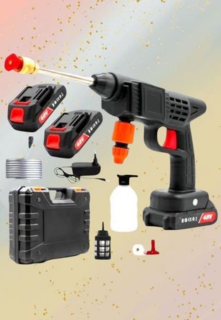 Pistola Idropulitrice a Batteria Ricaricabile Set 