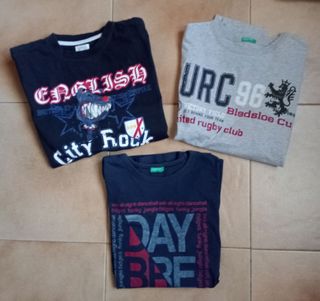 3 Magliette Bambino 10-12 Anni