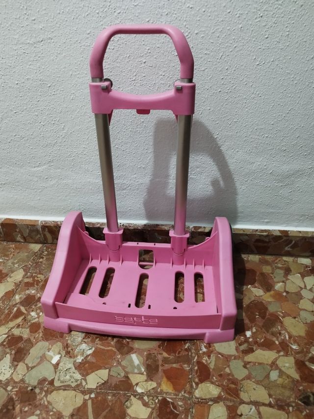 Carro mochila infantil rosa