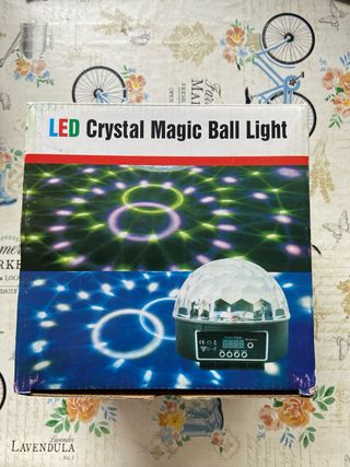 Luz Bola Mágica LED Cristal