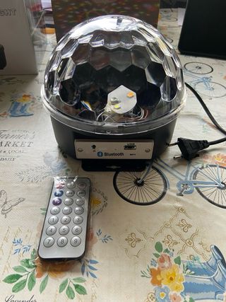 Luz Bola Mágica LED Cristal
