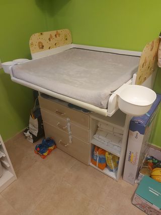 Cambiador bebé Ikea Smastad blanco