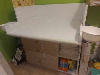 Cambiador bebé Ikea Smastad blanco