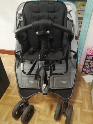 Silla gemelar con silla supletoria TRILLIZOS 
