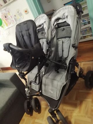 Silla gemelar con silla supletoria TRILLIZOS 