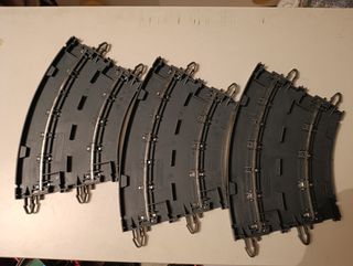 Scalextric Digital Powerline: 3 curvas + 2 rectas