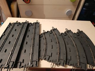 Scalextric Digital Powerline: 3 curvas + 2 rectas