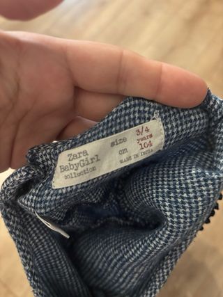 Vestido niña Zara - cuadros