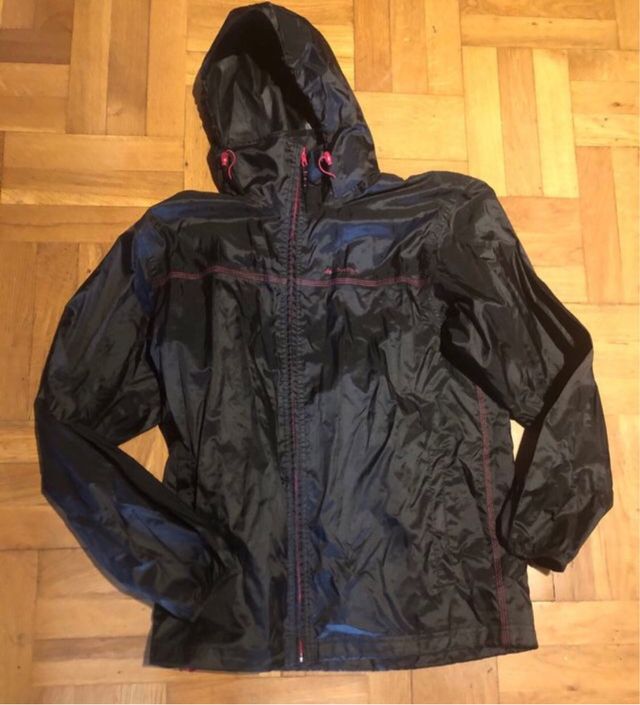 Chubasquero Quechua negro talla L